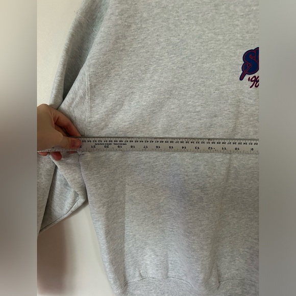 Vintage 1998 SLO PITCH Champs Crew Neck Size Large - Picture 6 of 7